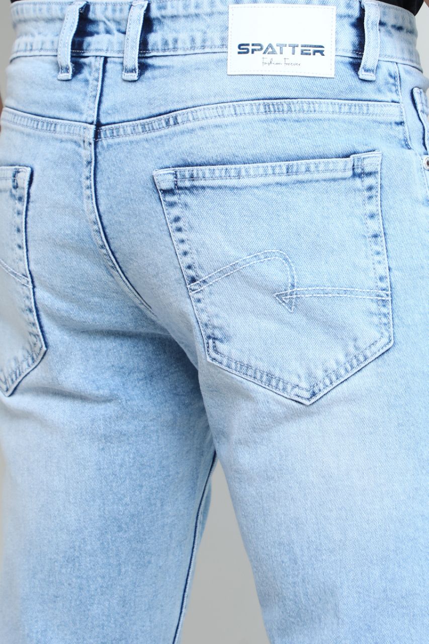 SPATTER STRAIGHT FIT JEANS view 5