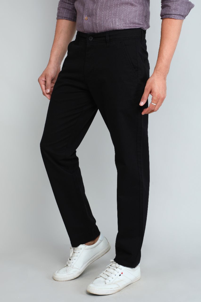 Z Black Chinos Pants view 4