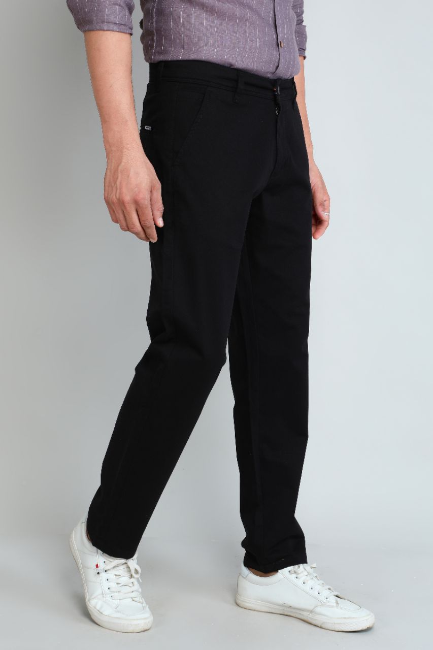 Z Black Chinos Pants view 3