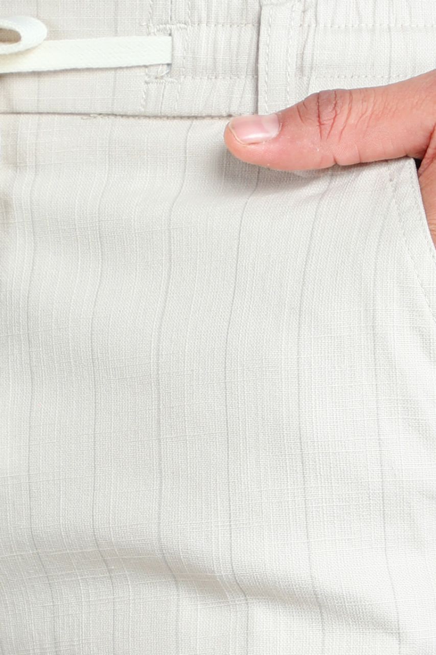 Beige Joggers Pants view 5