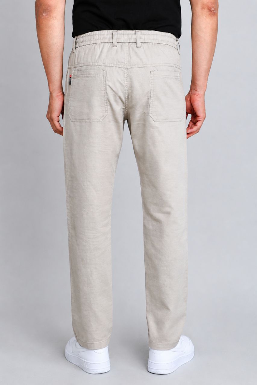Light Grey Joggers Pants view 3