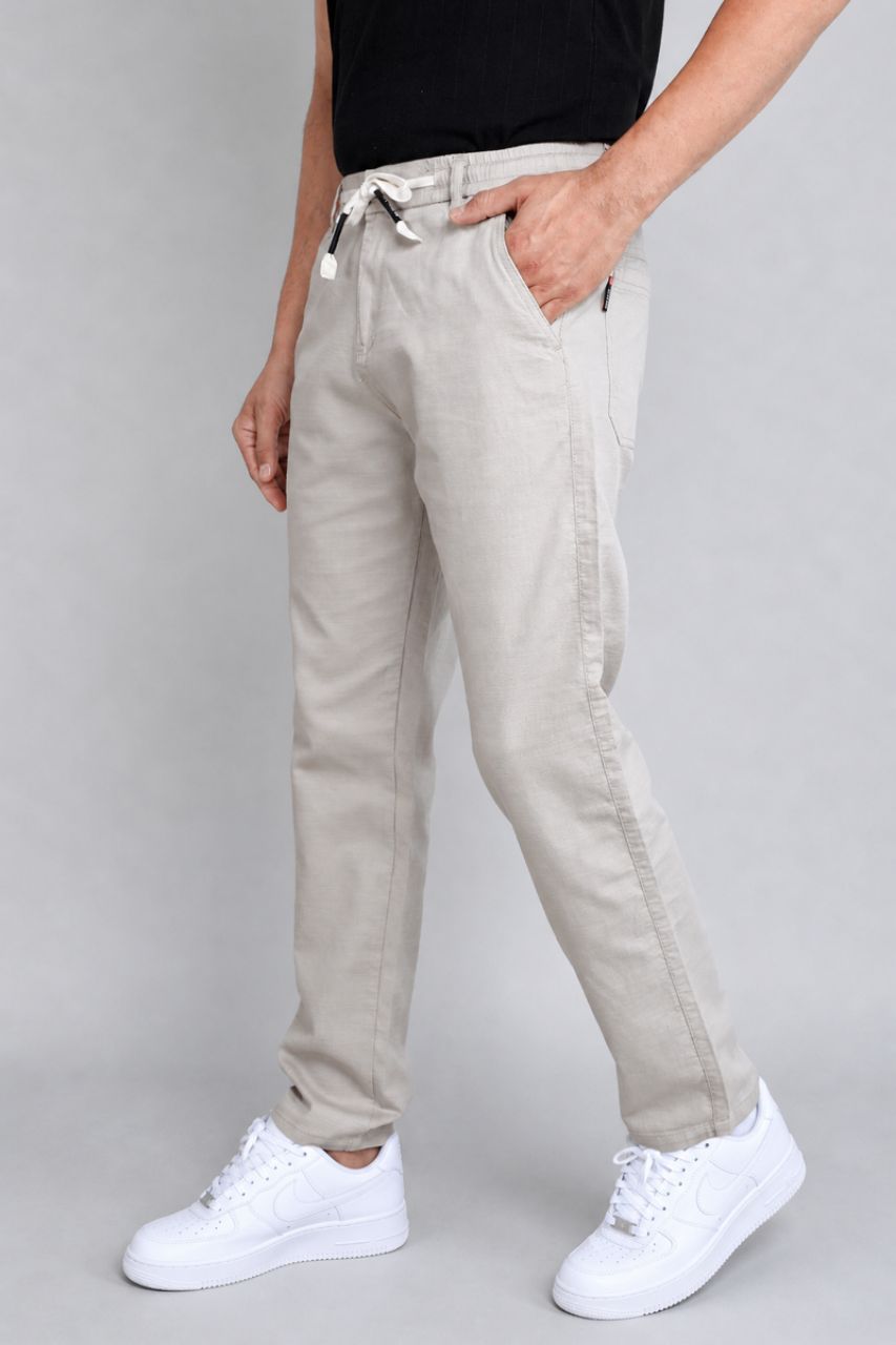 Light Grey Joggers Pants view 5