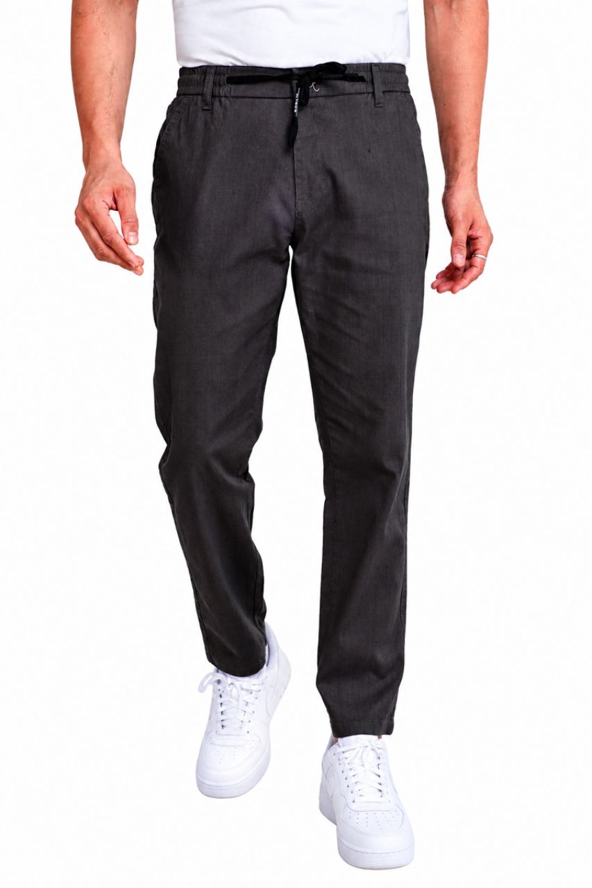 Metallic Grey Joggers Pants view 2