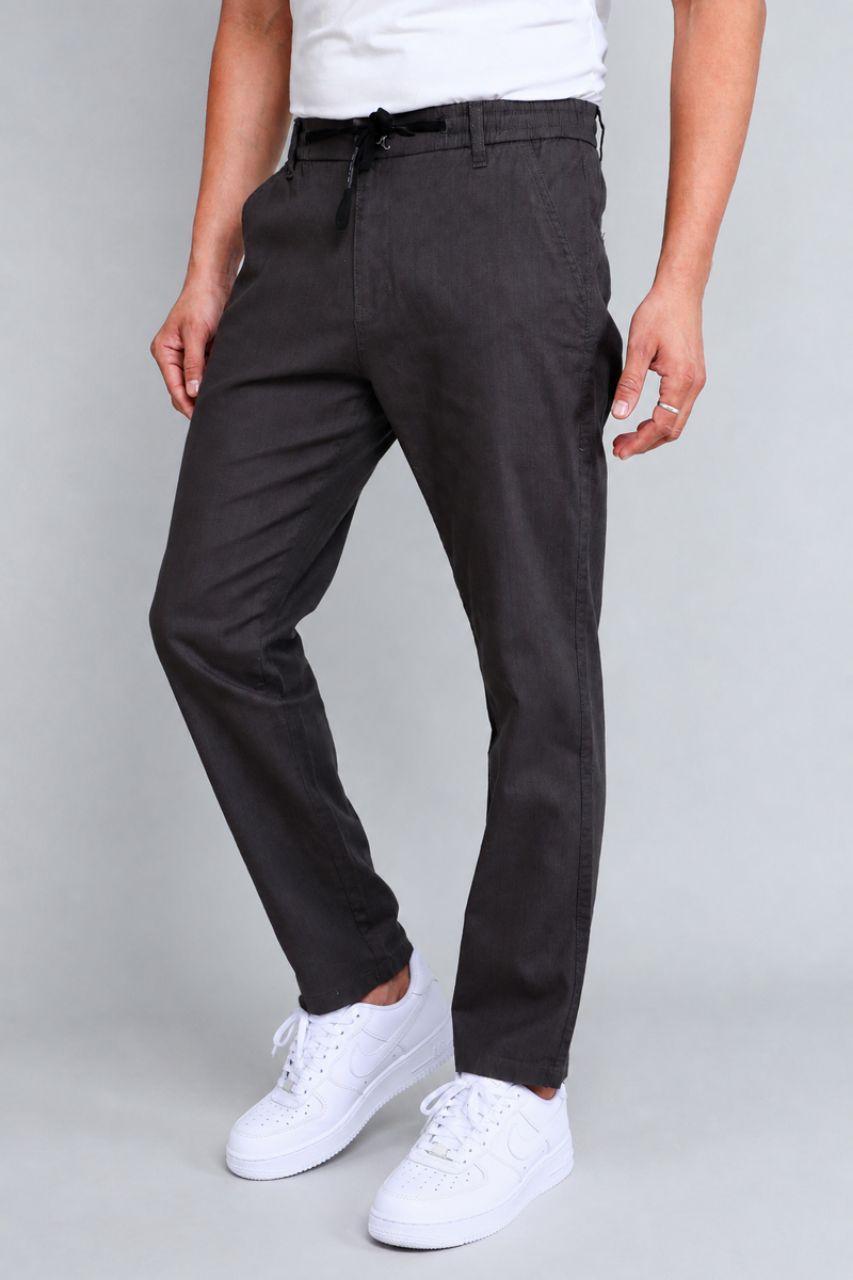 Metallic Grey Joggers Pants view 3