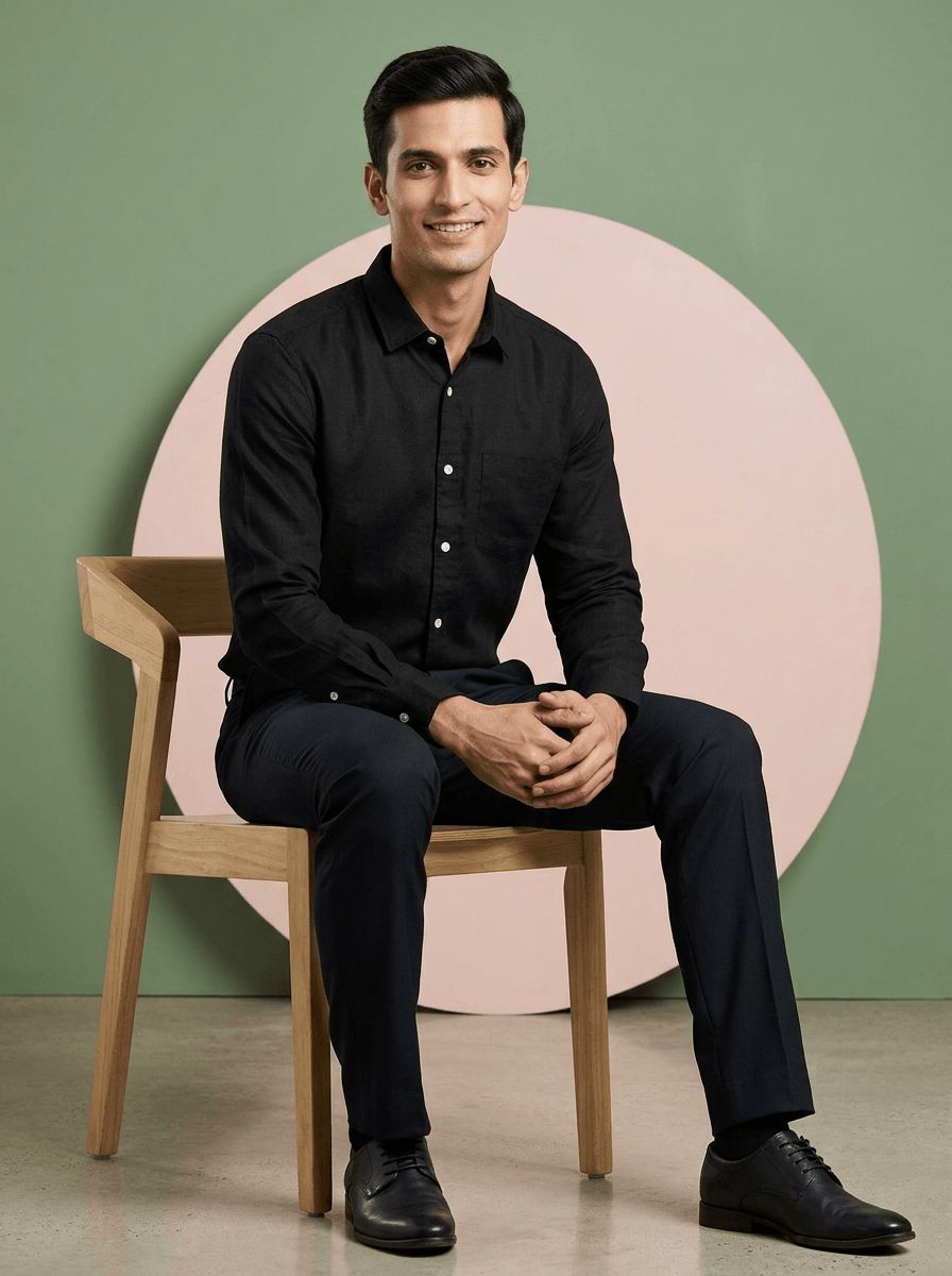 Black Premium Casual Shirt