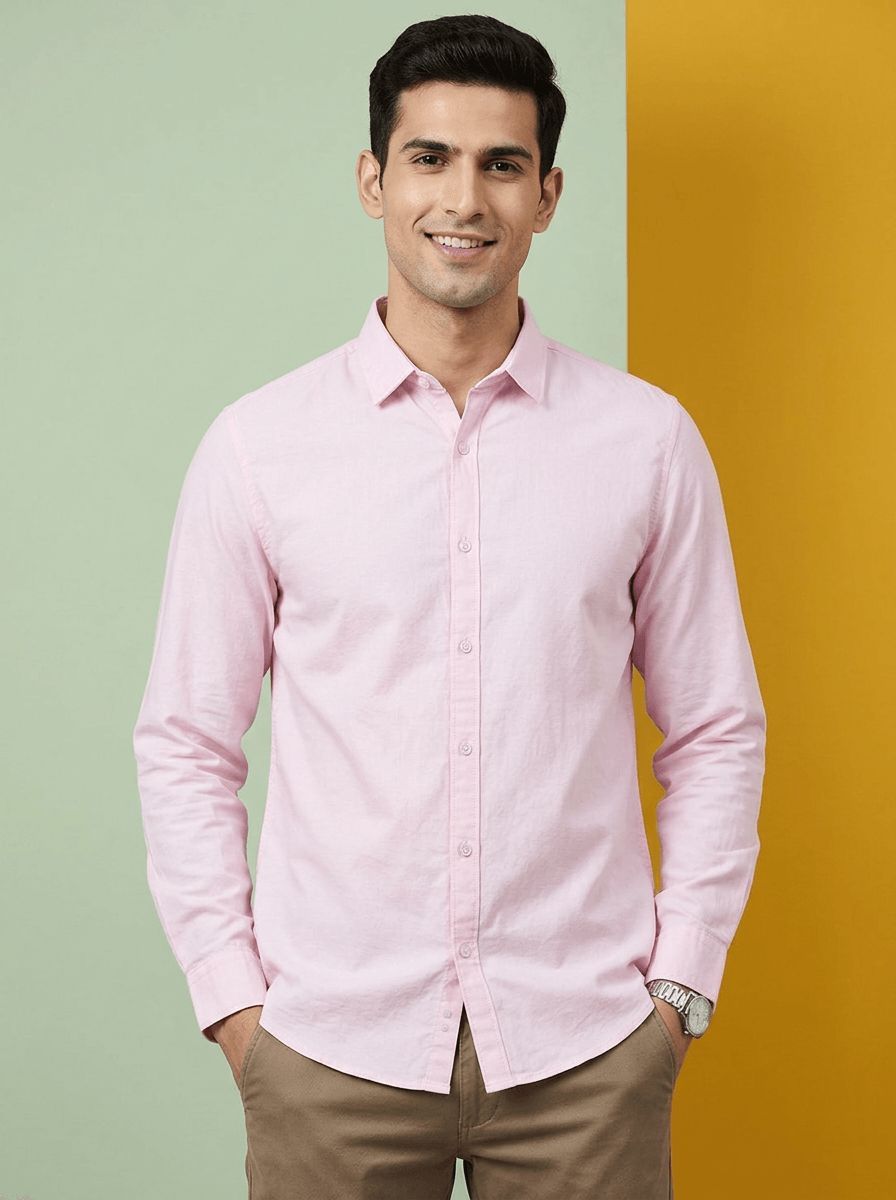Premium Pink Casual Shirt