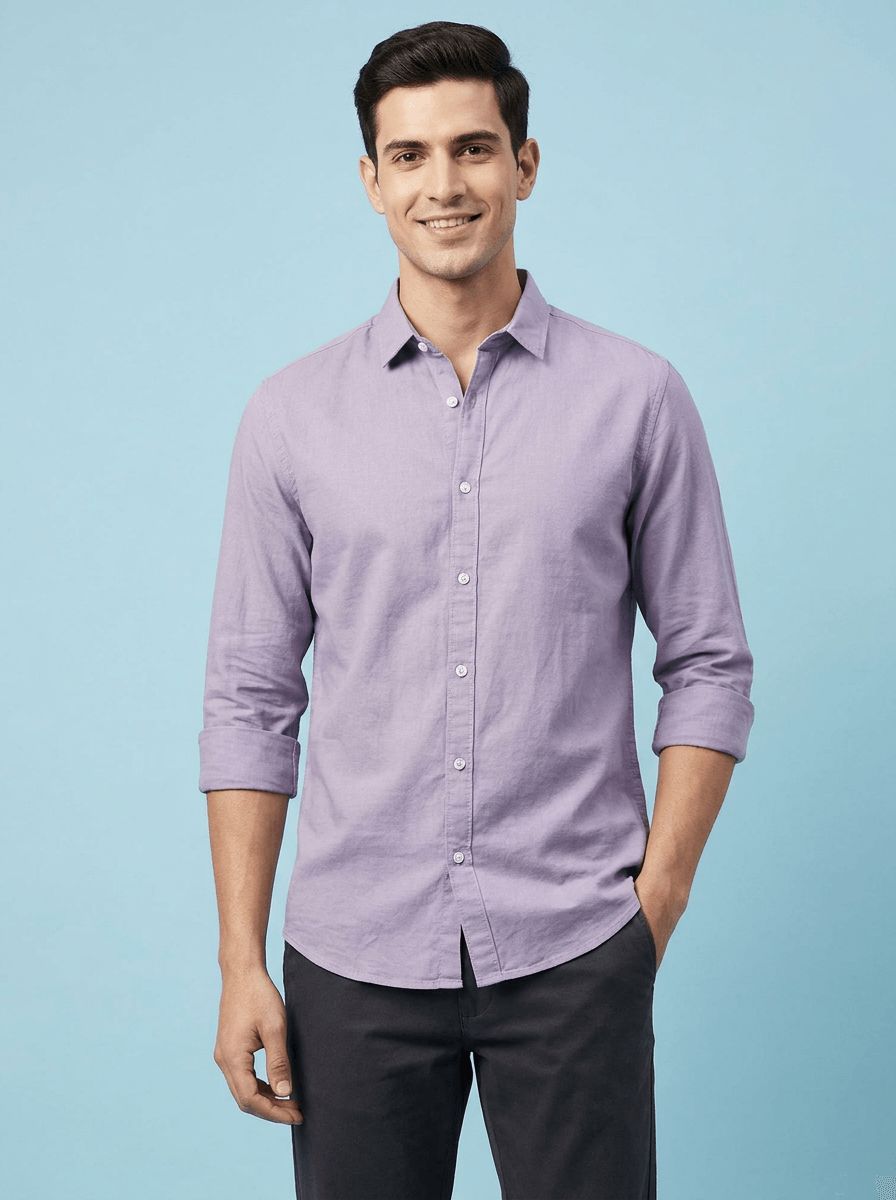 Purple Premium Casual Shirt