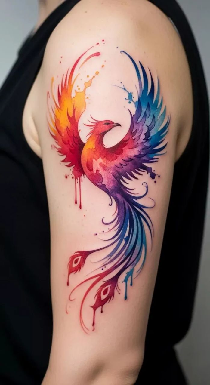 Butterfly Splash Tattoo view 3