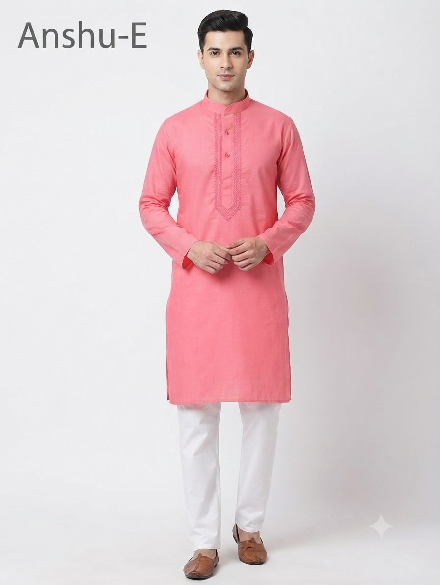Cotton Kurta Anshu E view 2