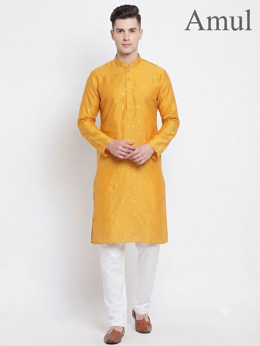 Silk Kurta Amul view 3