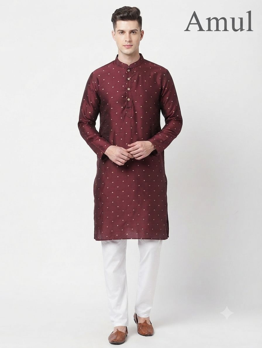 Silk Kurta Amul view 4