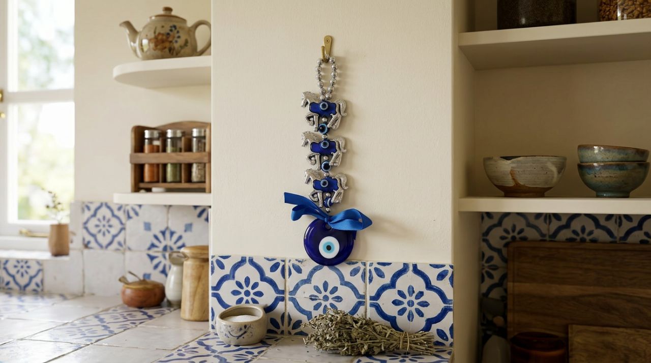 Evil Eye Hanging Charm 2/8" view 2