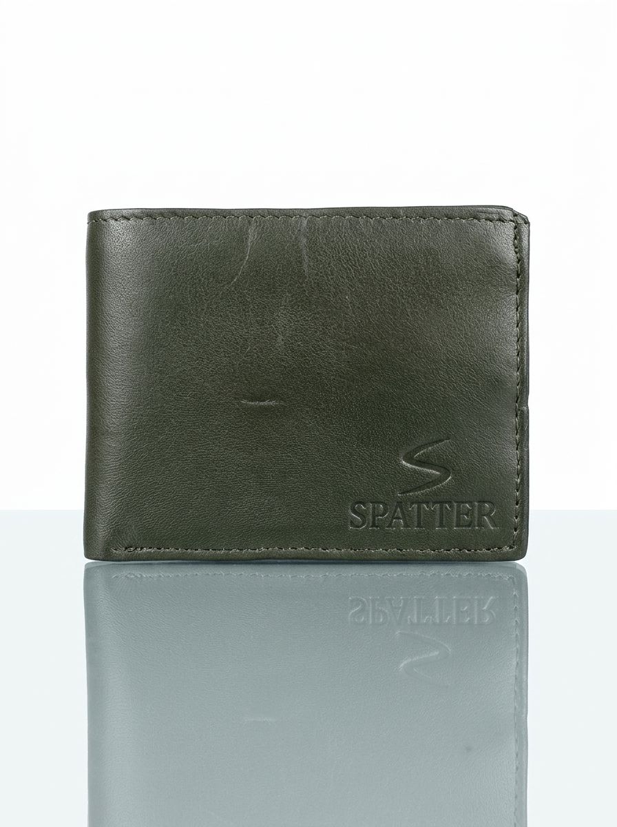 Oliv Green Spatter Wallet view 3