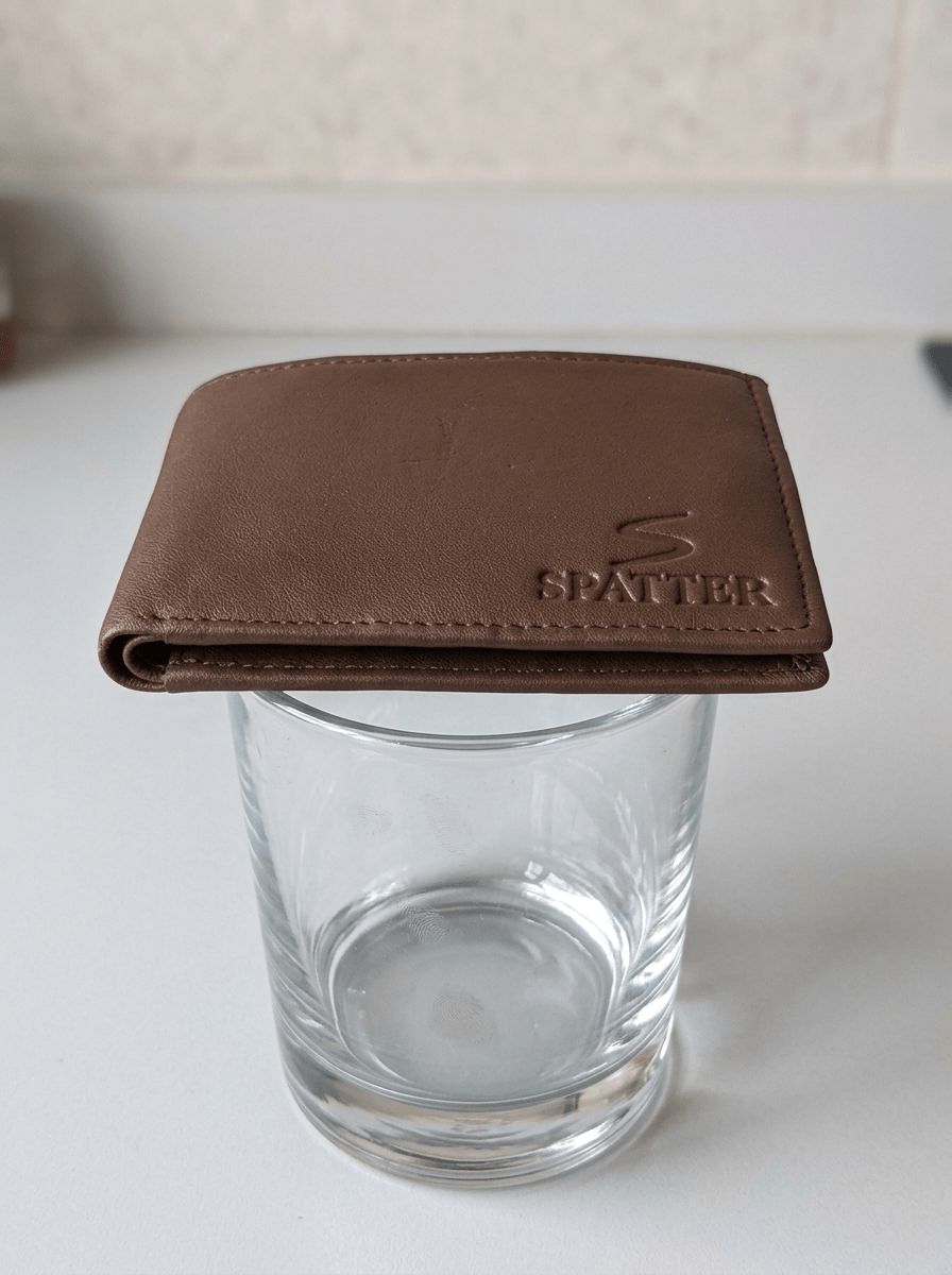 Brown Spatter Wallet view 5