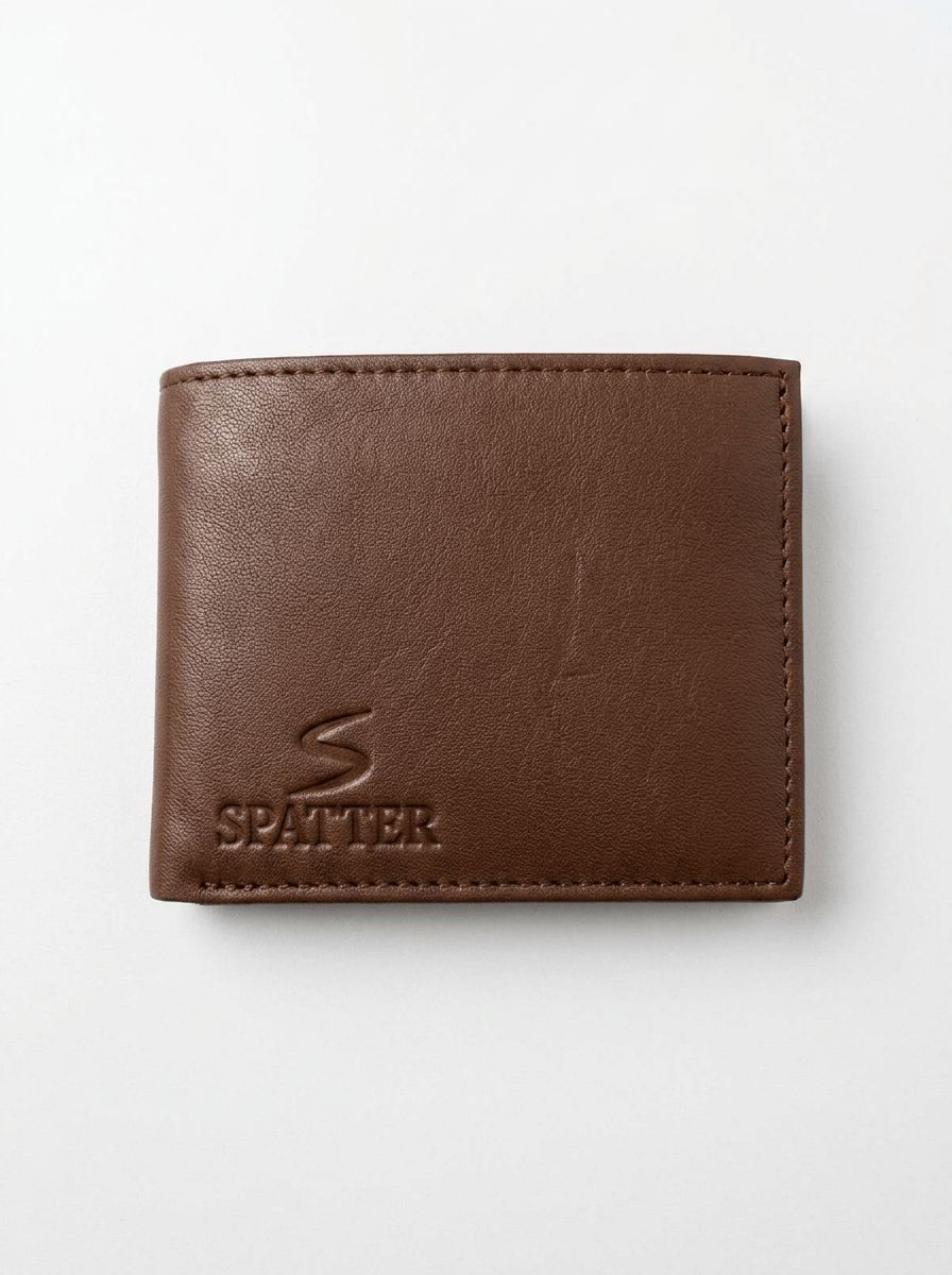 Brown Spatter Wallet