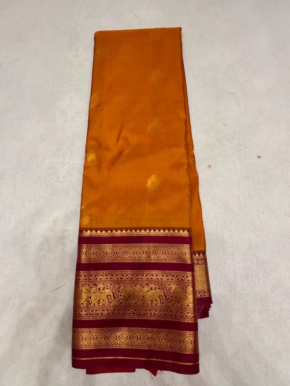 Semi Kanchipuram Silk Saree For Wedding view 3
