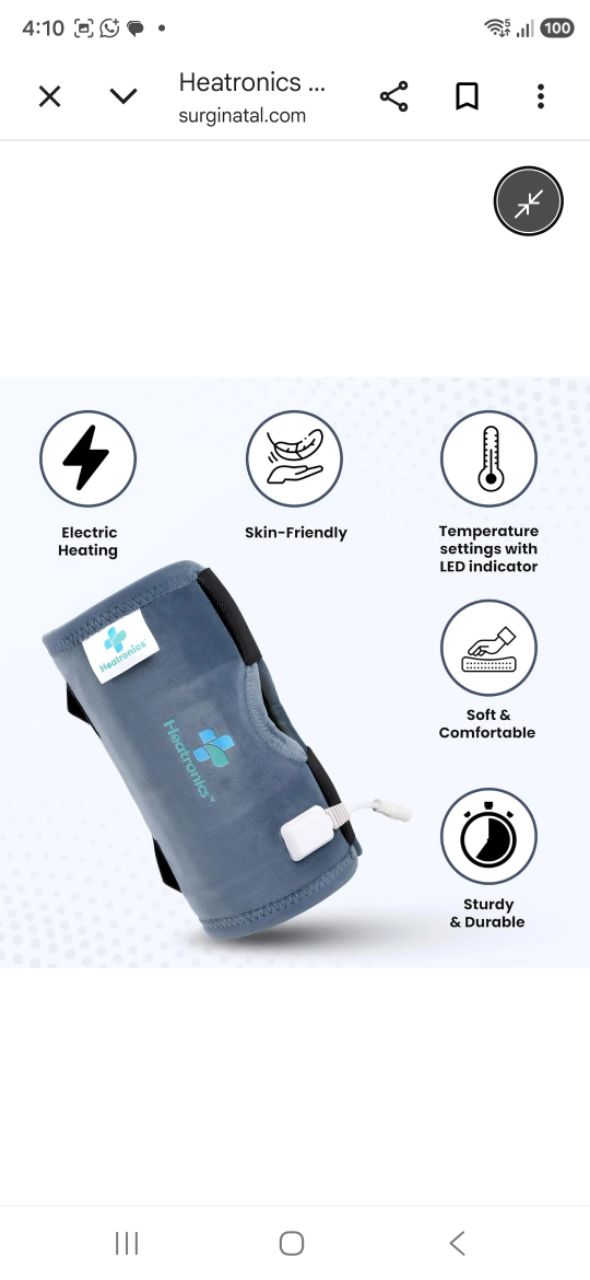 Electric Knee Heating Pad view 3
