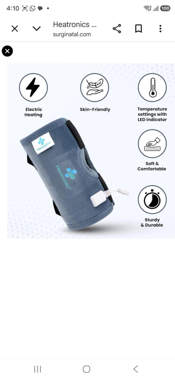 Electric Knee Heating Pad view 2