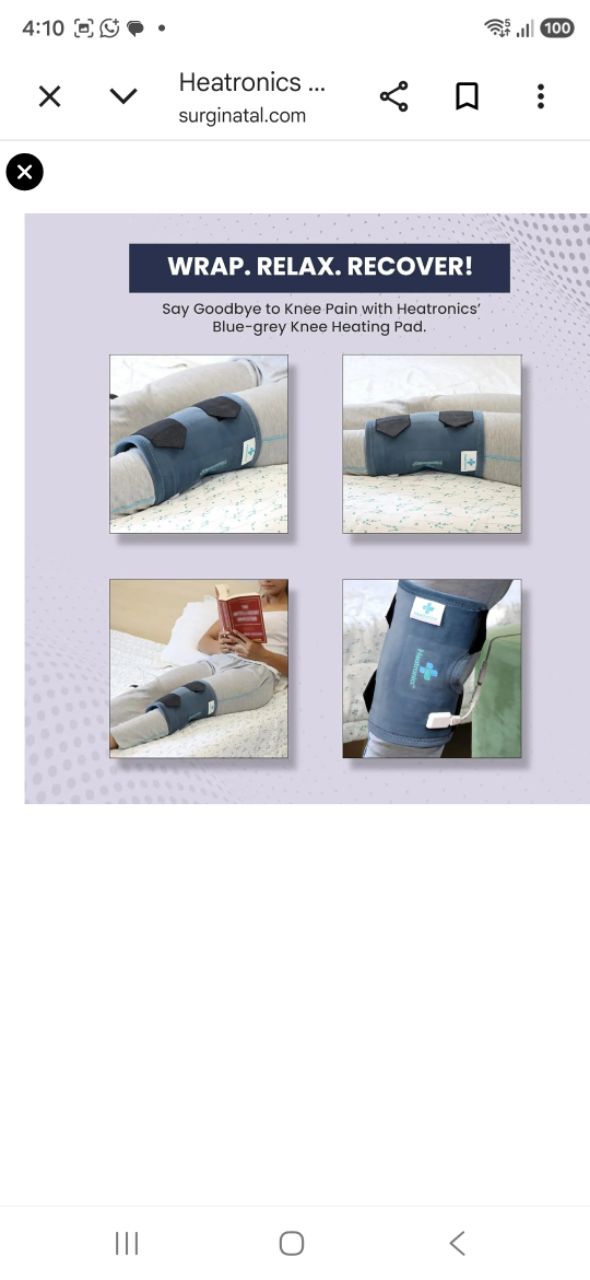 Electric Knee Heating Pad view 6