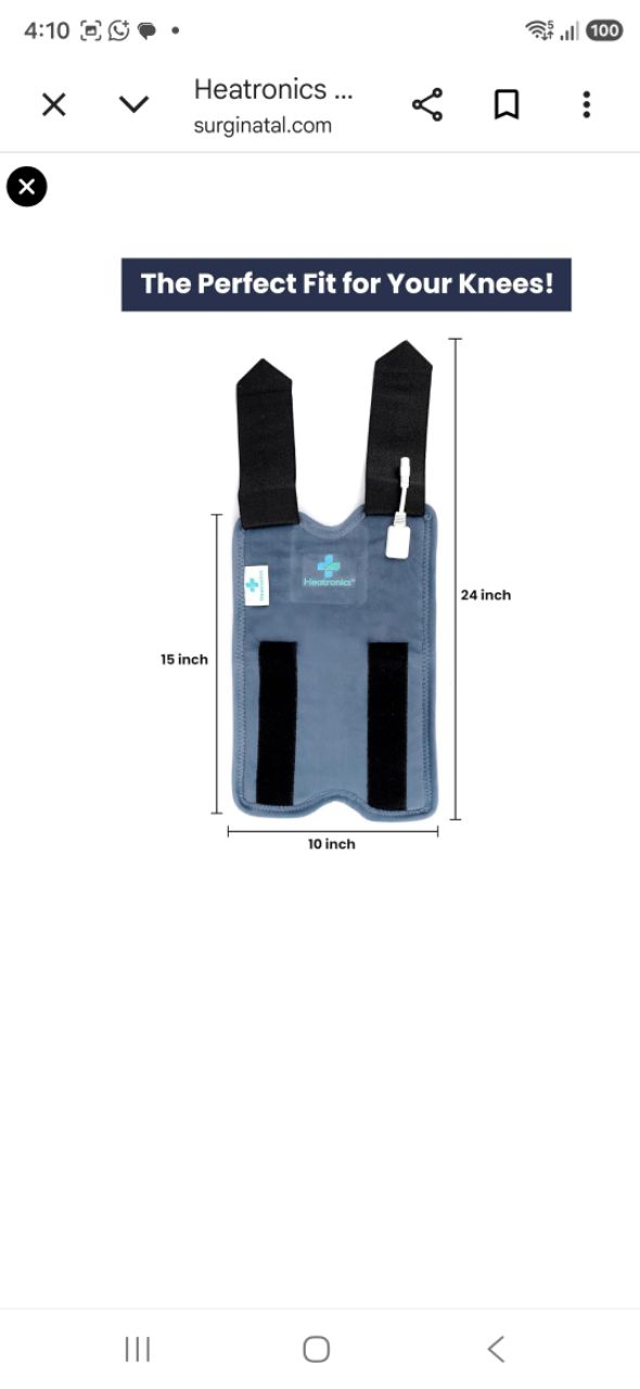 Electric Knee Heating Pad view 4