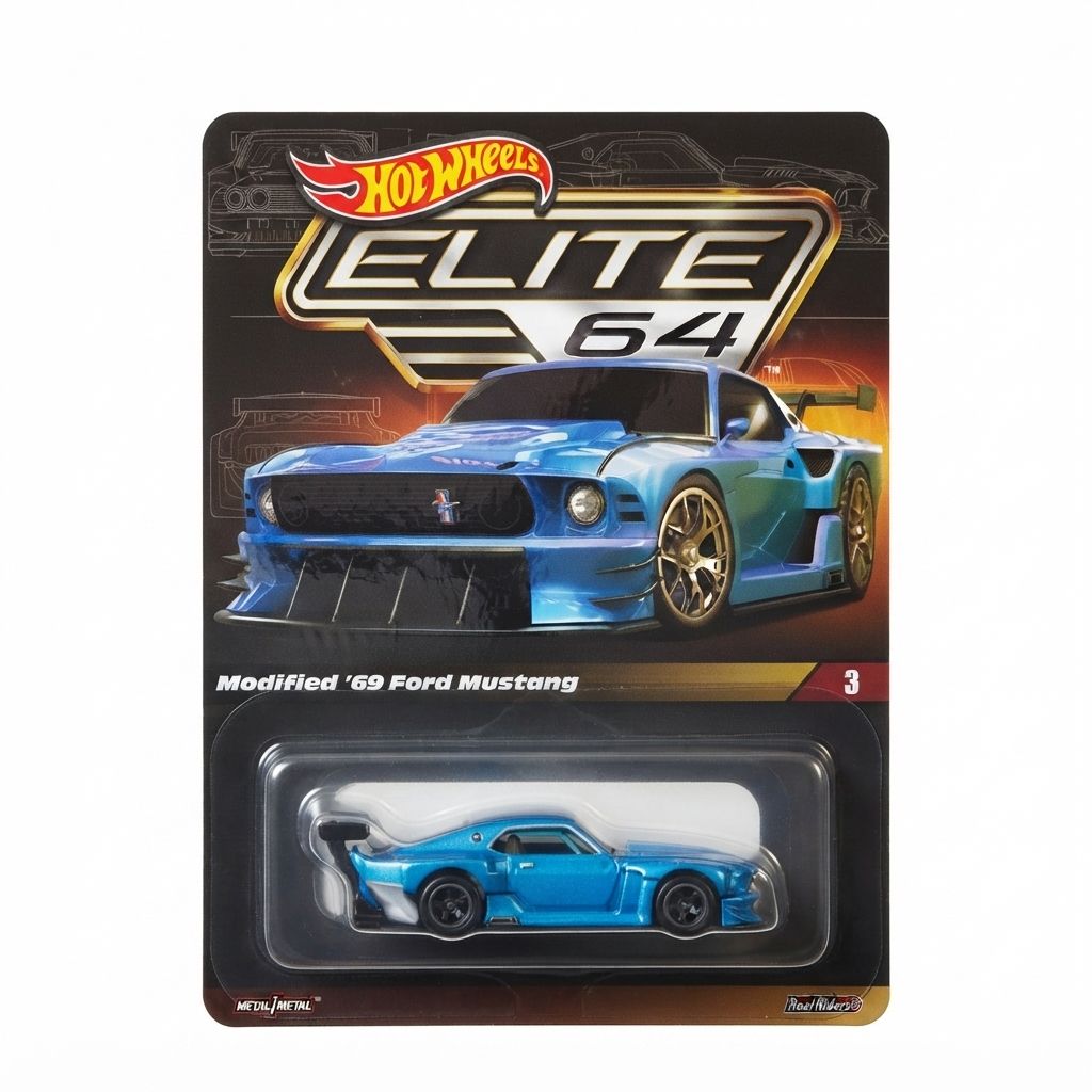 Hot Wheels Elite 64 – Modified '69 Ford Mustang