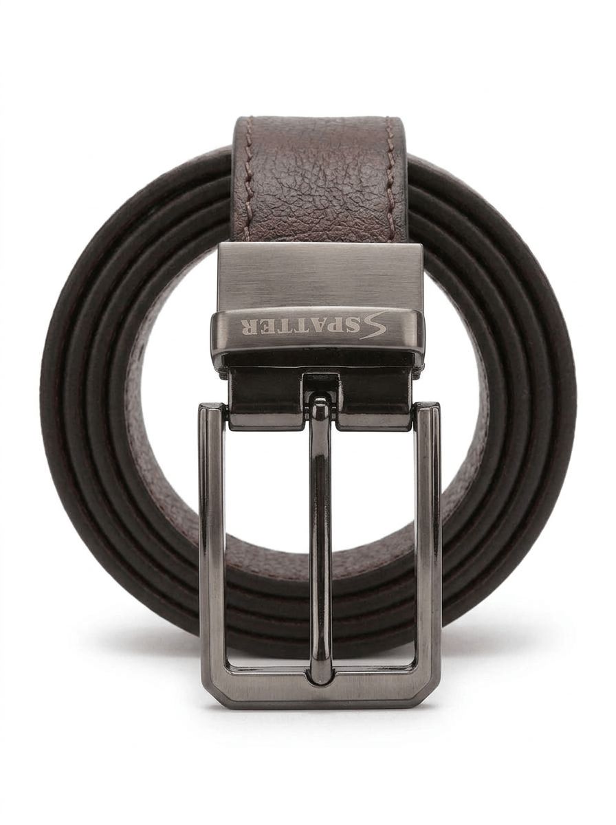 Brown Spatter Belt