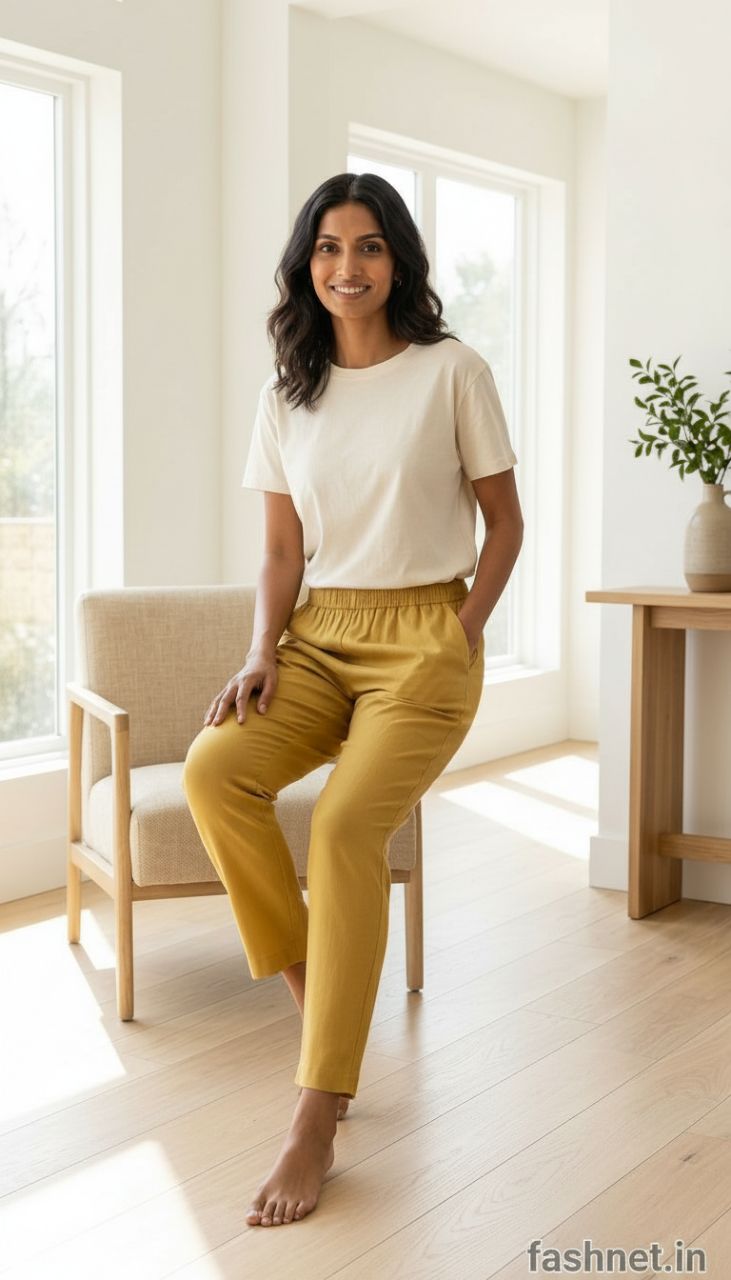 Elastic Waist Pants view 3