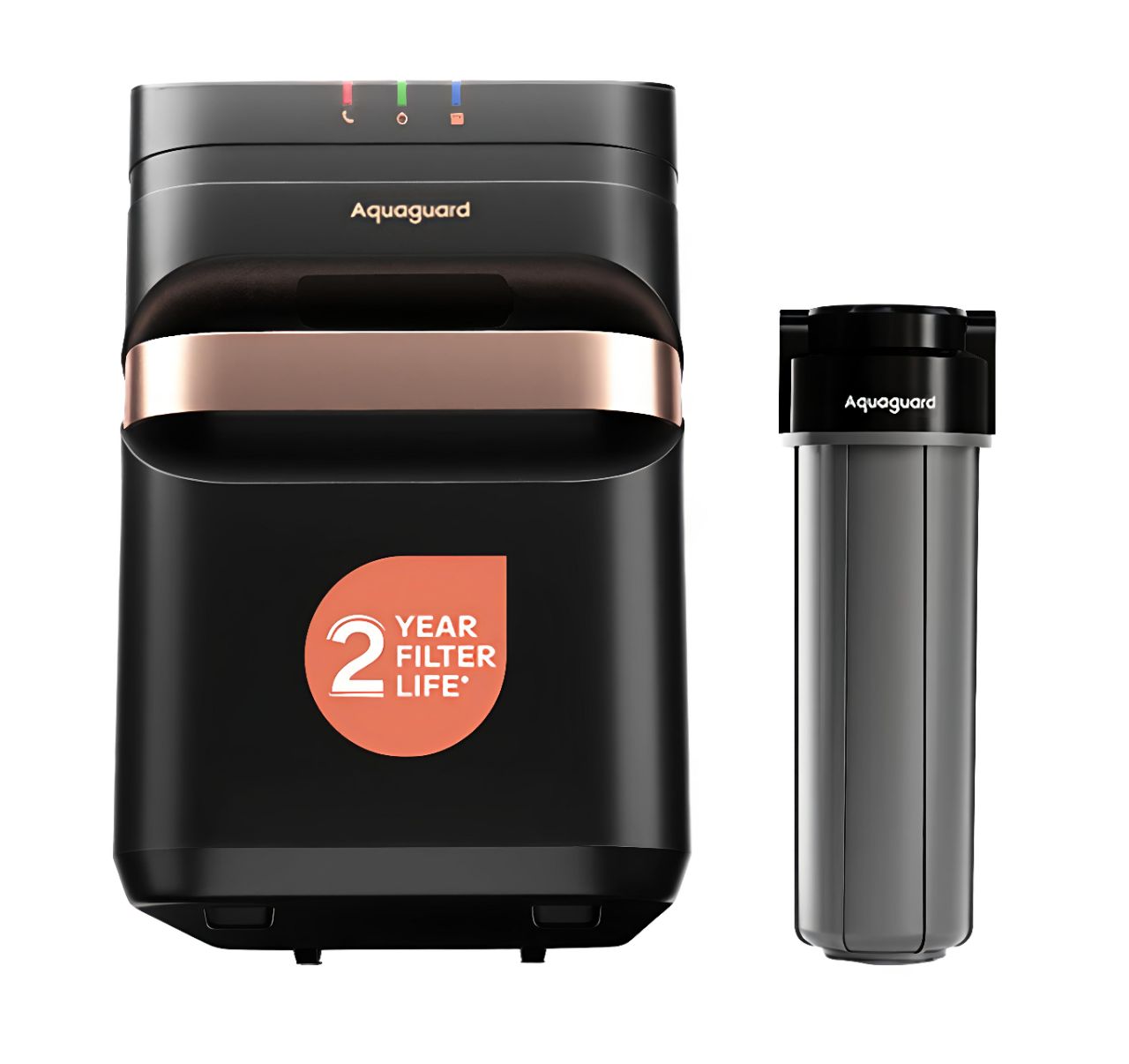 Aquaguard Aspire Designo 2X UTC UV + UF Water Purifier | 2 Year Filter Life | With Mega Sediment Filter view 2