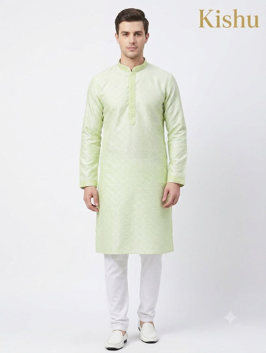 Silk Kurta Kishu view 3