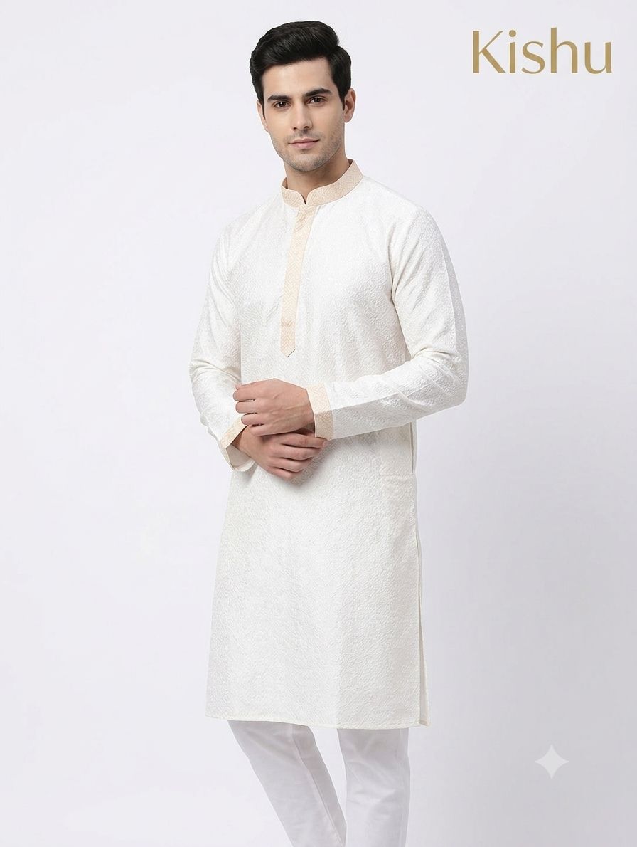 Silk Kurta Kishu view 5