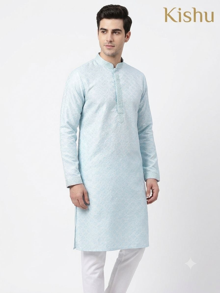 Silk Kurta Kishu view 2