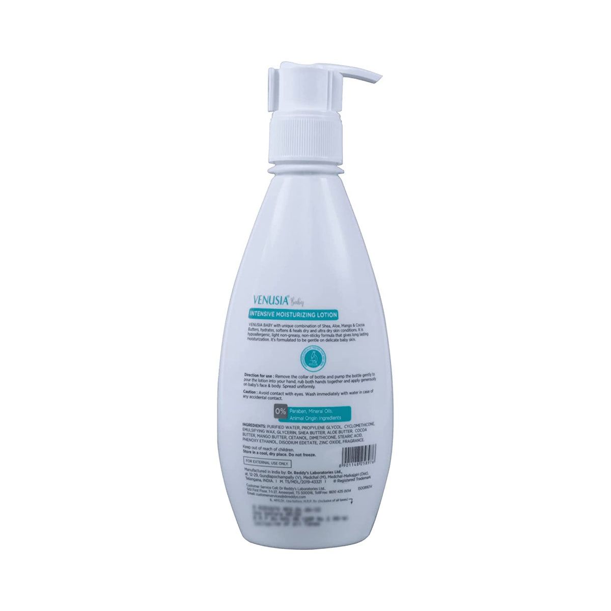 Dr. Reddy's Venusia Baby Intensive Moisturizing Lotion, provides soft and smooth skin, 300 GM view 5
