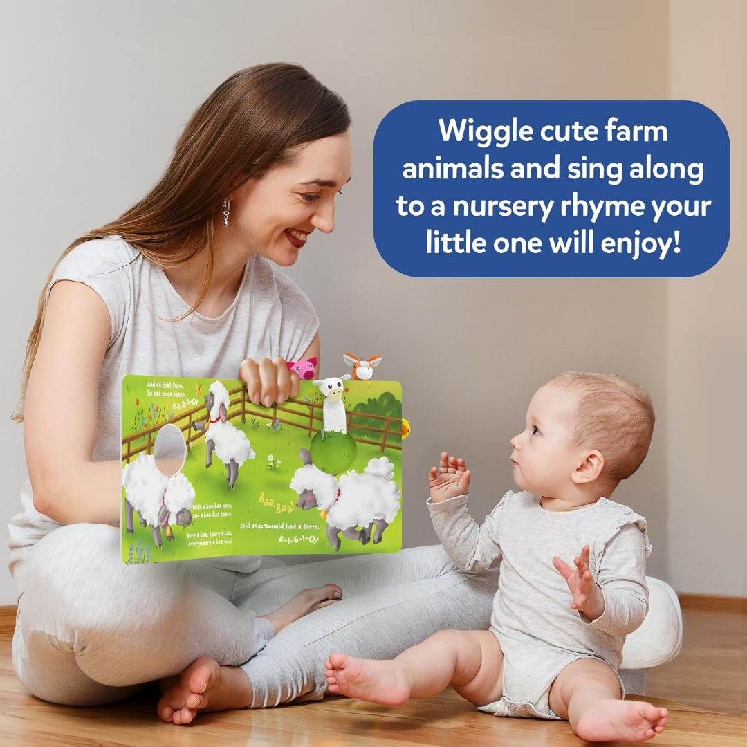Skillmatics Cloth Puppet Book - Old Macdonald Had a Farm, Finger Puppets
Interactive for Infants & Toddlers, Early Learning & Sensory Toys, Nursery Rhyme, Gifts for Babies Ages 6 Months to 2 Years view 3