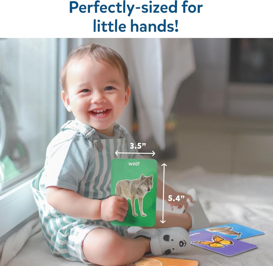 Skillmatics Thick Learning Flash Cards for Toddlers – First 100 Animals
Montessori Toys, Preschool Educational Activities, Learning Aids, Gifts for Kids Ages 1, 2, 3, 4 Years view 4