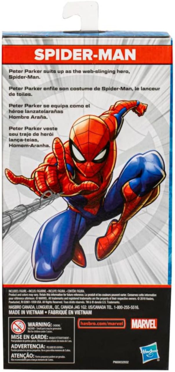 Marvel Spider-Man 9.5-Inch Action Figure – Super Hero Toy for Kids Ages 4+, Action Figures, Toys, Birthday Gift for Kids view 6