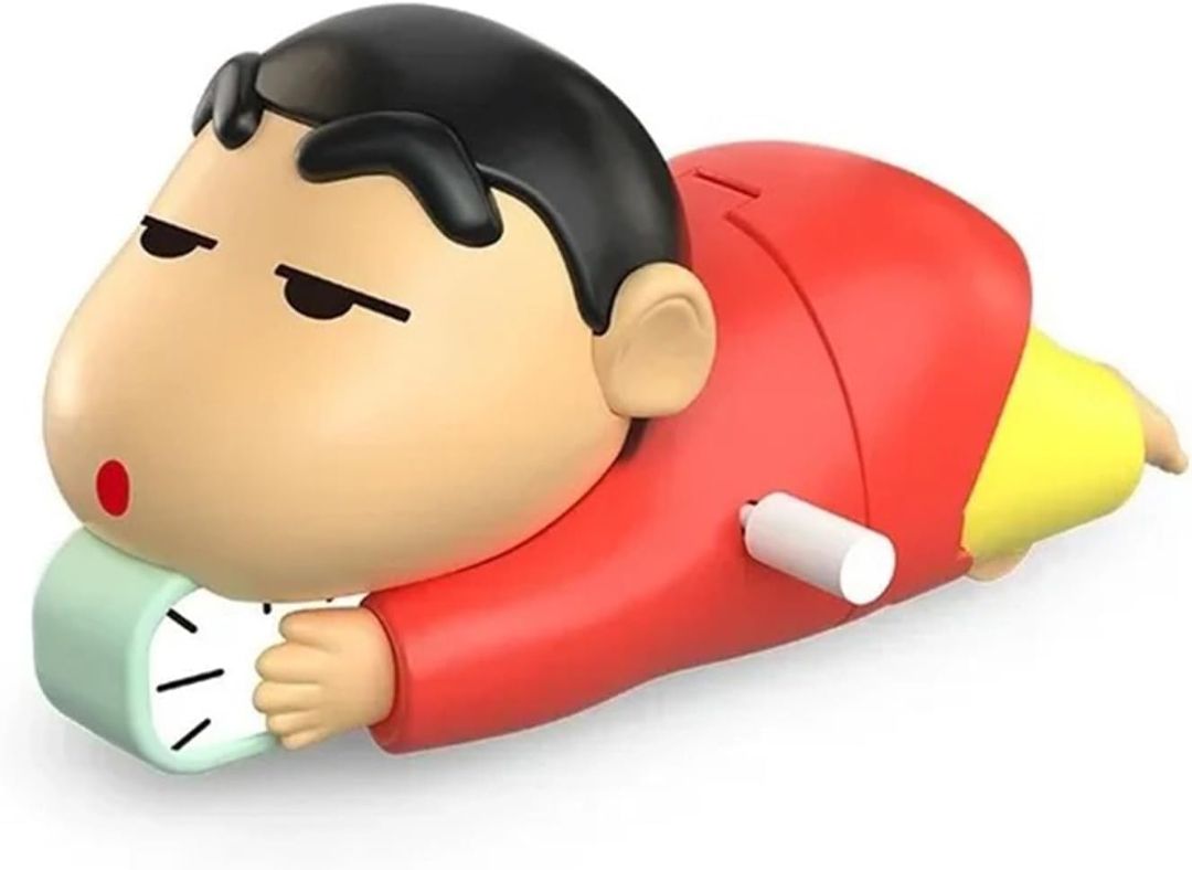 SHASHIKIRAN Shinchan Manual Clockwork Toy Anime 5CM Character Styling Crawling Flat Push Children's Toy Moving Birthday Gift Figure