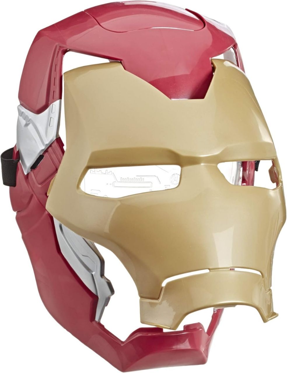 Marvel Avengers Iron Man Flip FX Mask, Light Up Role Play Toy, Super Hero Toys for Kids 5 and Up, Multicolor view 2