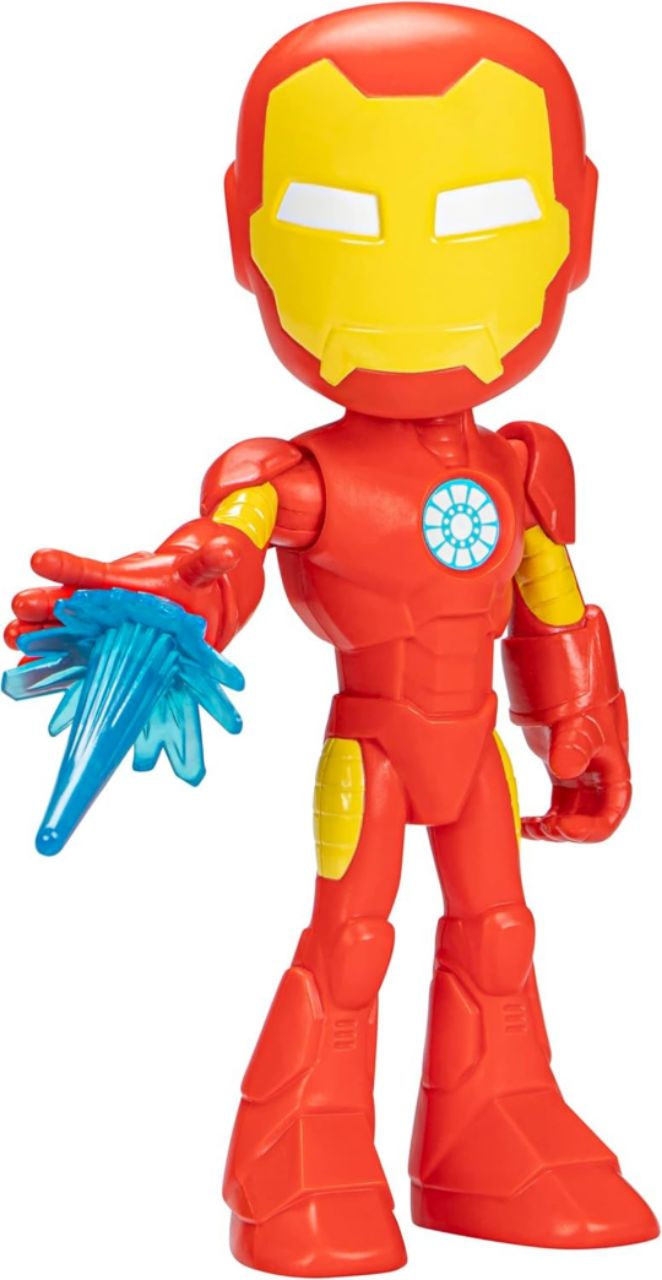 Marvel Hasbro Spidey and His Amazing Friends Supersized Iron Man Action Figure, Preschool Superhero Toy for Kids Ages 3 and Up view 4