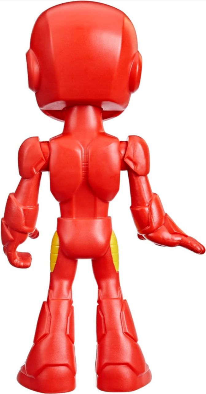 Marvel Hasbro Spidey and His Amazing Friends Supersized Iron Man Action Figure, Preschool Superhero Toy for Kids Ages 3 and Up view 6