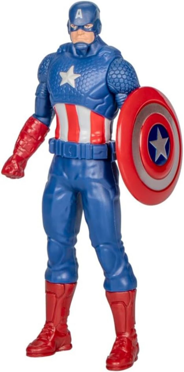 Marvel Captain America Action Figure, 6-Inch, Super Hero Toys and Figures for Kids Ages 4+ view 2