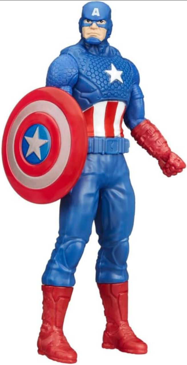 Marvel Captain America Action Figure, 6-Inch, Super Hero Toys and Figures for Kids Ages 4+ view 4