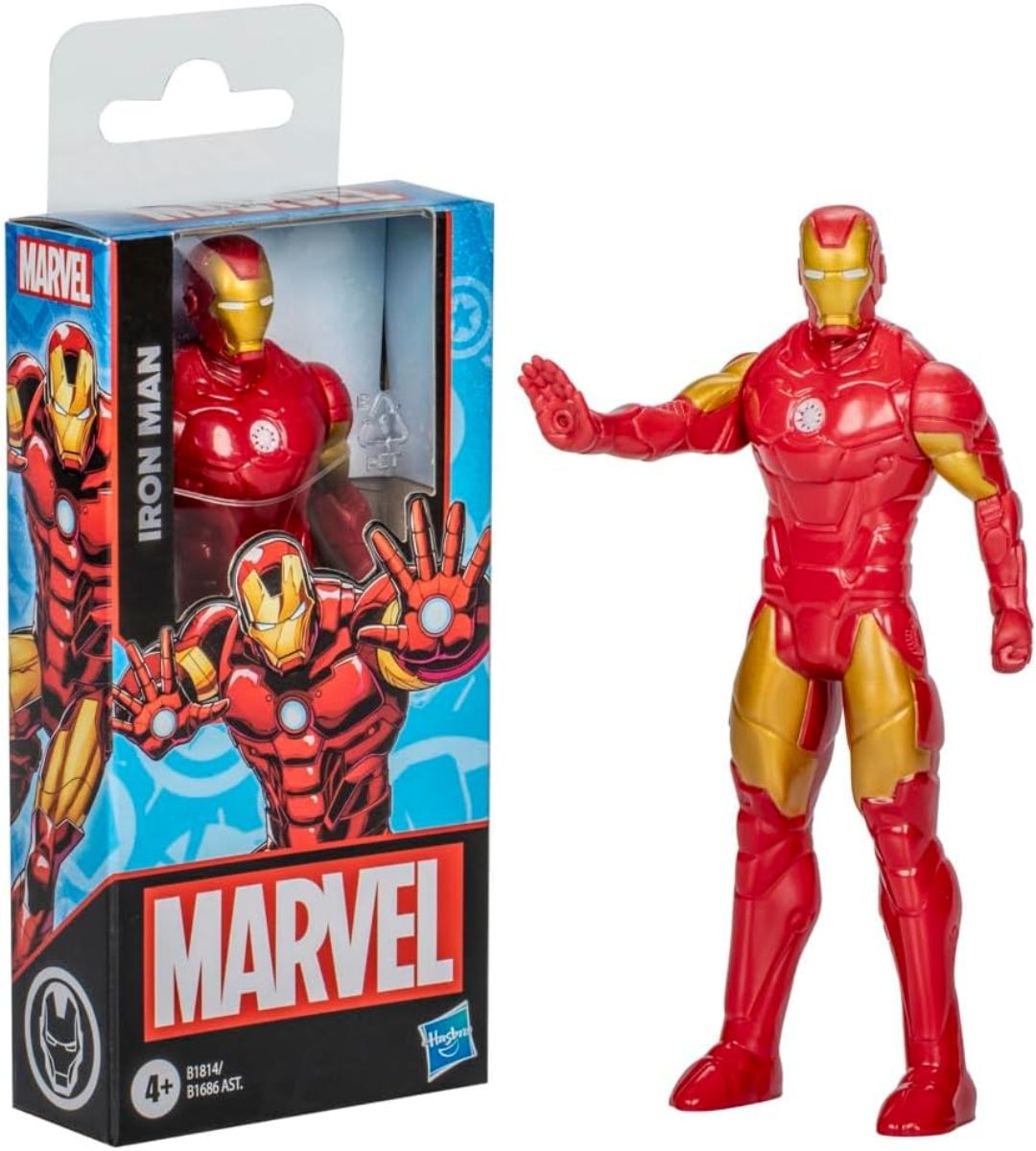 Marvel Iron Man Action Figure, 6-Inch, Super Hero Toys and Figures for Kids Ages 4+
