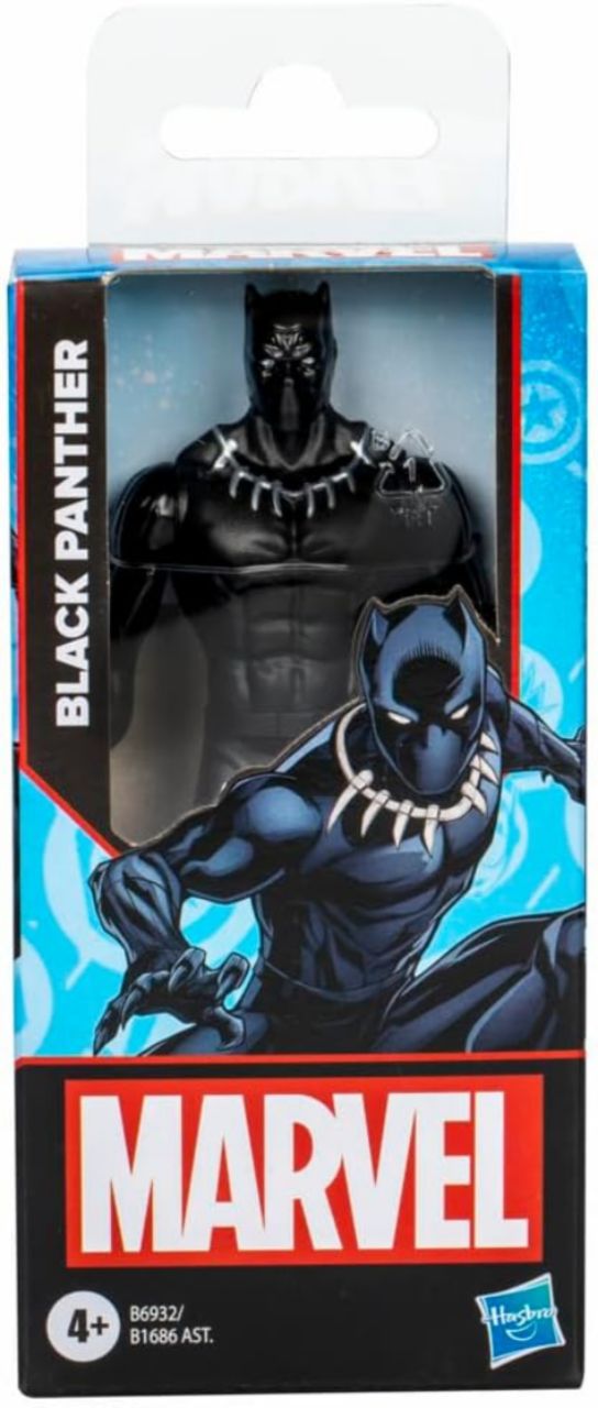 Marvel Black Panther 6-in Basic Action Figure, Toys for Kids Ages 4 view 3