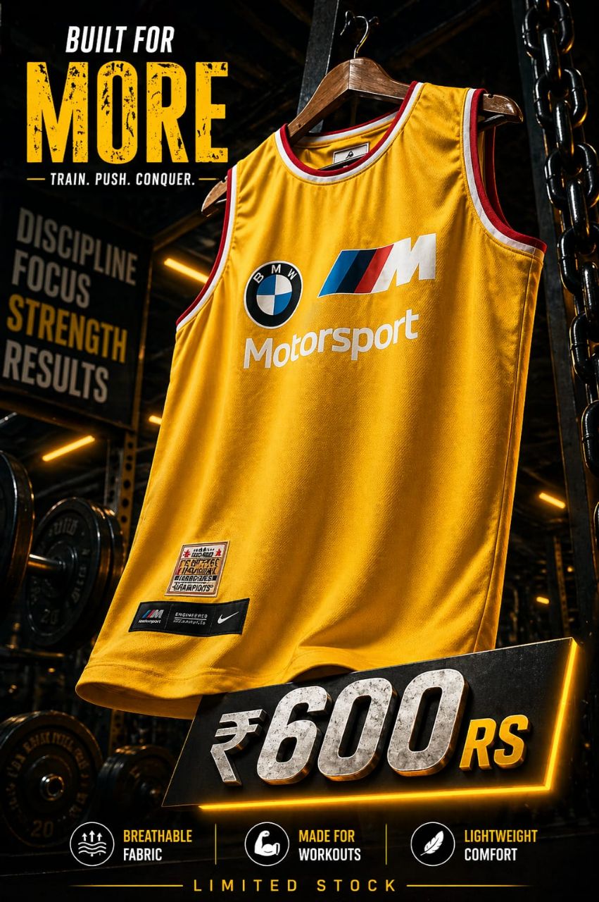 BMW Motorsport Workout Tank Top view 2