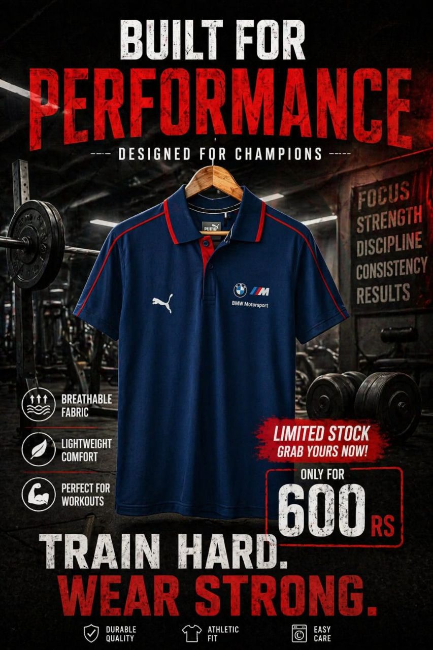 Puma BMW Motorsport Performance Polo view 2