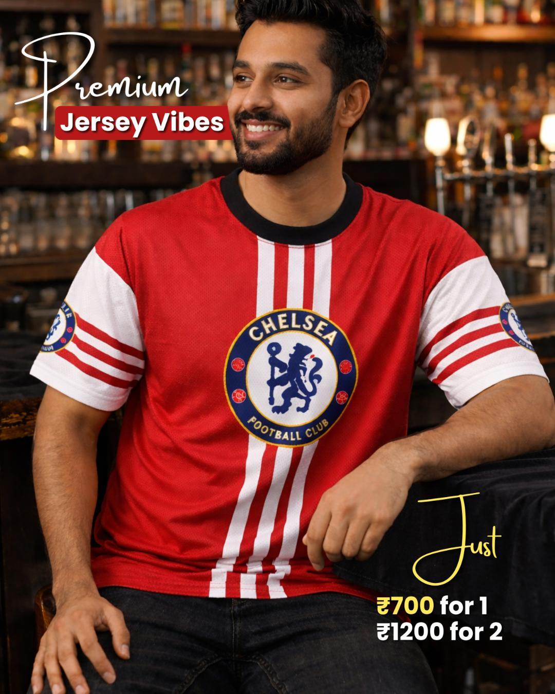 Chelsea FC Football Jersey view 2