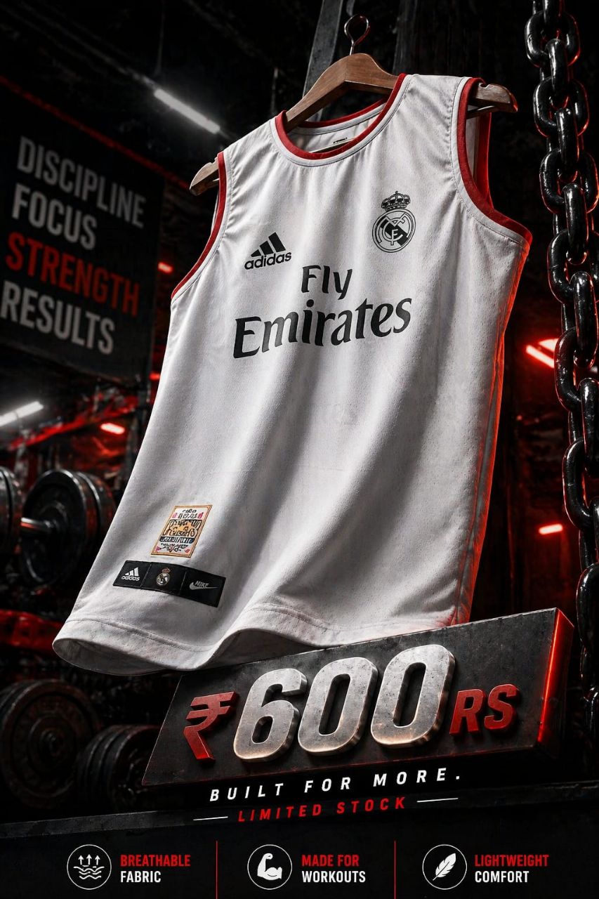 Adidas Real Madrid Training Jersey view 2