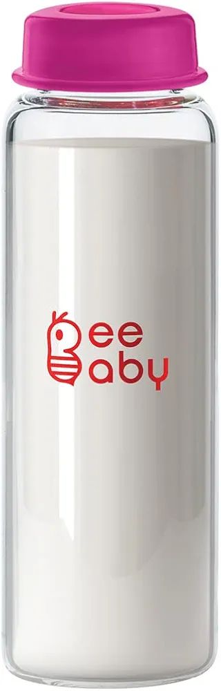 BeeBaby Options+ Glass Feeding Bottle with Anti-Colic Silicone Nipple for Babies, New Borns, Infants.Made of Borosilicate Glass 100% BPA Free (250 ml, Blue, 8M+) view 7