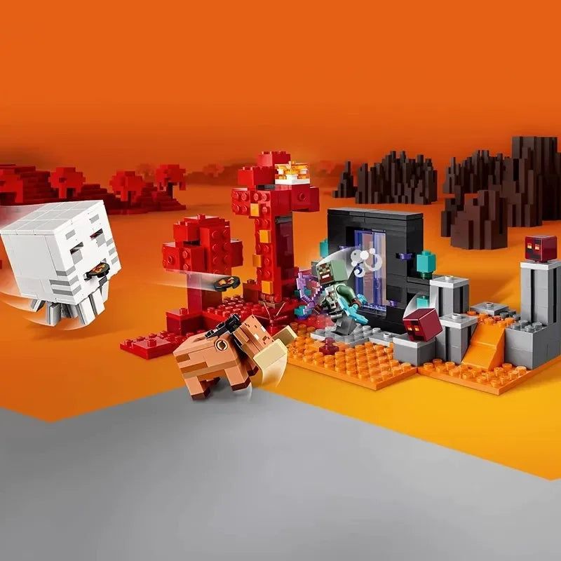Brick My World Building Blocks – Nether Adventure Set (352+ Pieces) view 3
