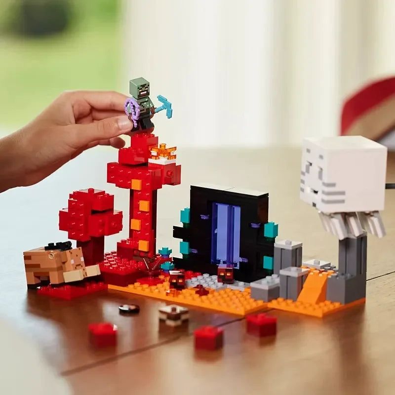 Brick My World Building Blocks – Nether Adventure Set (352+ Pieces) view 2